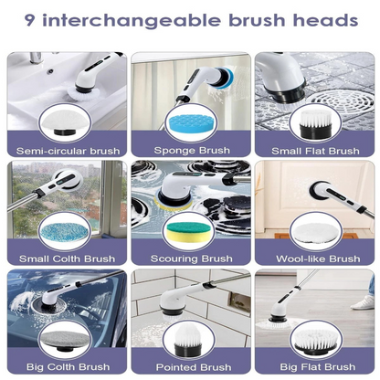 Power Scrub™ | Waterdicht, draadloos, inclusief 9 verwisselbare accessoires