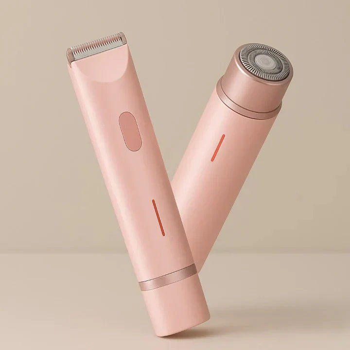 SmoothTrim™ – Precisie scheerapparaat met twee opzetstukken