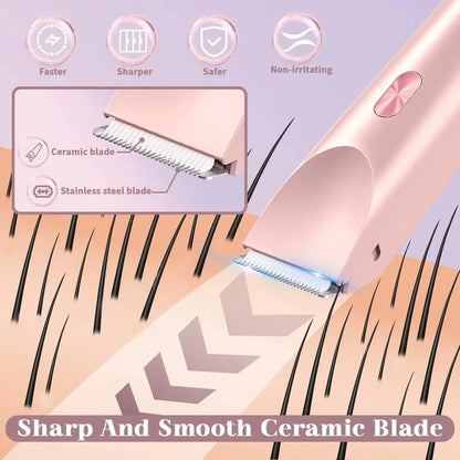 SmoothTrim™ – Precisie scheerapparaat met twee opzetstukken